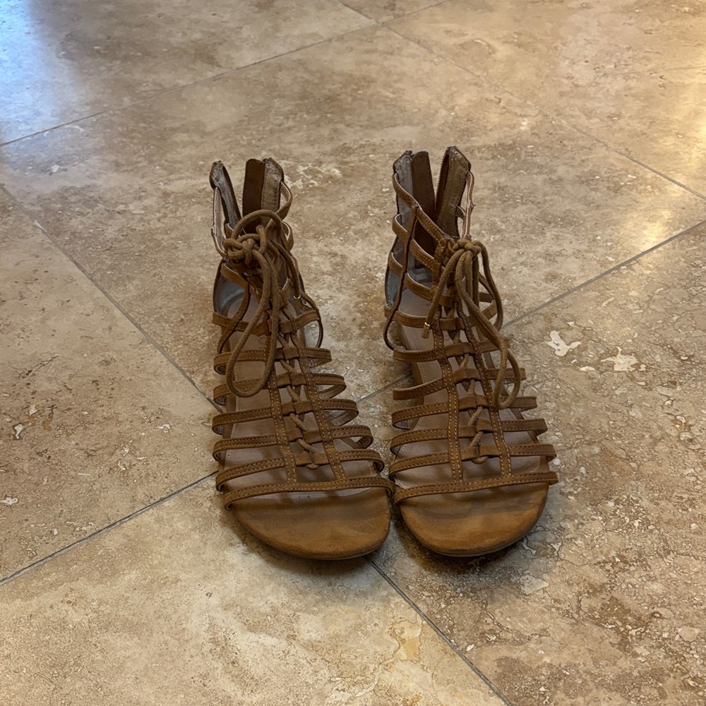 Brown Strappy Women's Sandals